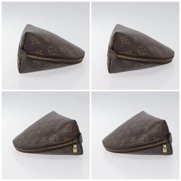 LOUIS VUITTON Monogram Trousse Demi Ronde Cosmetic Pouch M47520 LV Auth bs27472 - Picture 16 of 16